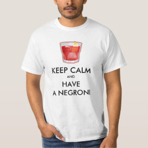 Bewahren Sie Ruhe - Negroni Cocktail T-Shirt