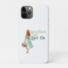 Bewahren Sie Ruhe & Stricken Sie Weiter iPhone-Hül Case-Mate iPhone Hülle