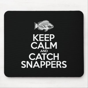 Bewahren Sie Ruhe und fangen Sie Fische - Fischer Mousepad