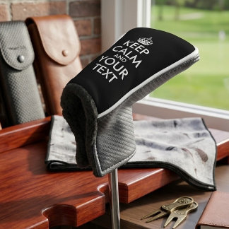 Bewahren Sie Ruhe und Machen Sie Weiter - Erstelle Golf Headcover