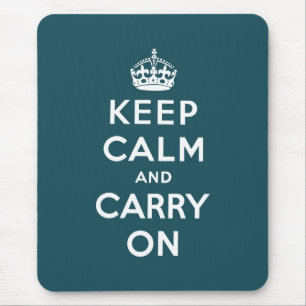 Bewahren Sie Ruhe und machen Sie weiter Original Mousepad