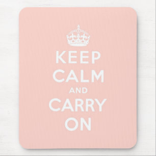 Bewahren Sie Ruhe und machen Sie weiter Original Mousepad