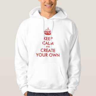 Bewahren Sie Ruhe und Machen Sie Weiter | Rot Hoodie