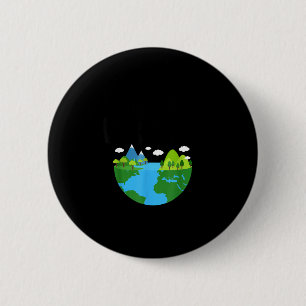 Bewahrt die Erde grün, Tag des Planeten Umweltbewu Button