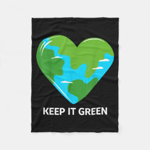 Bewahrt die grüne Erde, rettet den Planeten Erde T Fleecedecke