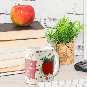Bewährter Lehrer Apple Personalisiert Tasse