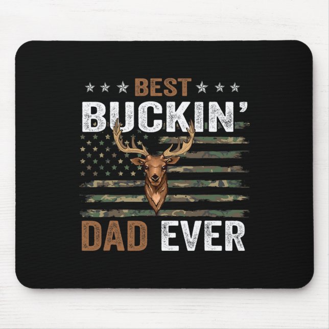 Bewährtes Buckin-Vater-Flag-Kleidungsstück je Camo Mousepad (Vorne)