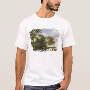 Bewaldete Flusslandschaft T-Shirt