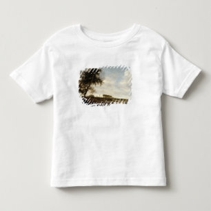 Bewaldete Landschaft (Öl auf Platte) Kleinkind T-shirt