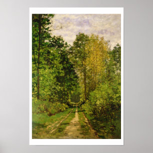 Bewaldeter Weg Claude Monets   Poster
