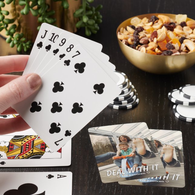 Bewältigung des Problems - Personalisiertes Foto f Spielkarten (In Situ)