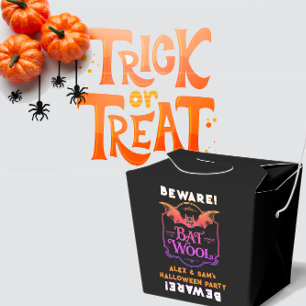BEWARE Bat Wool Halloween-Party Niedlich Spooky Ca Geschenkschachtel