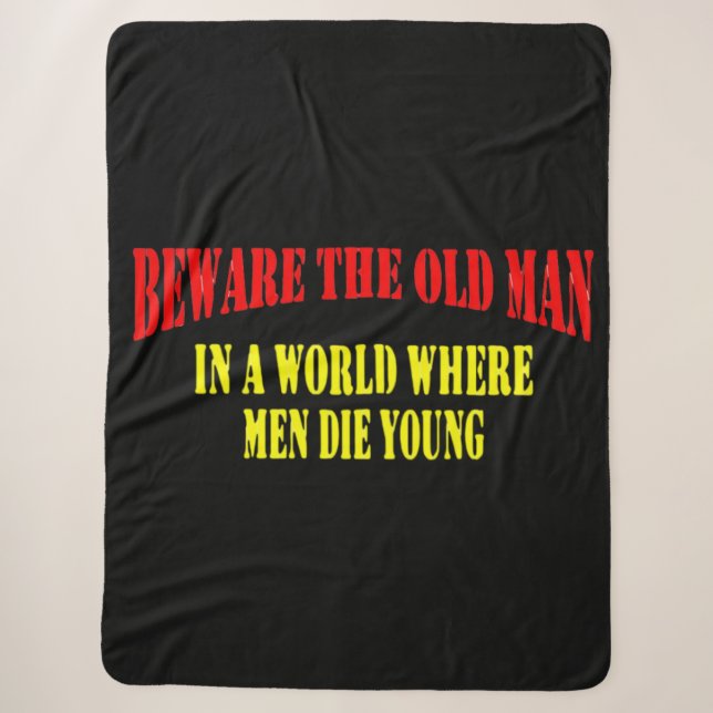 BEWARE DER ALTE MANN SHERPADECKE (Vorderseite)