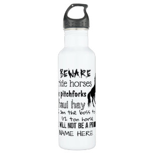 BEWARE - I REITER PORSES - EDELSTAHLFLASCHE