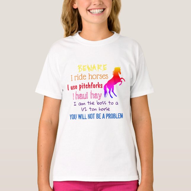 BEWARE - I REITER PORSES - T-Shirt (Vorderseite)