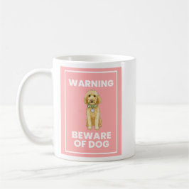 Beware of Doodle Dog Comic Mug Kaffeetasse