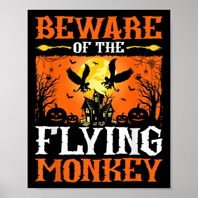 Beware Of The Flying Monkey  Poster (Vorne)