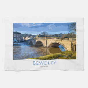 Bewdley Eisenbahn-Plakat Geschirrtuch