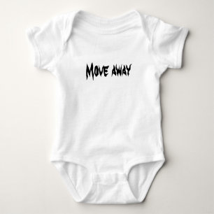 Beweg dich fort baby strampler