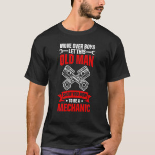 Bewegen über Jungs Ließ diesen alten Mann zeigen M T-Shirt