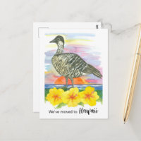Bewegende Ankündigung Hawaii Nene Goose Hibiskus