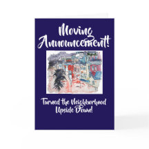 Bewegende Announcement-Grußkarte