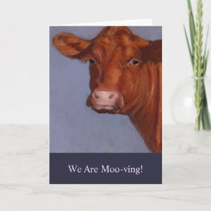 Bewegliche Mitteilung: Malerei der Kuh, MOO-ving Ankündigung
