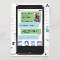 Beweglicher Geburtstag Telefon-Zellen-Foto-Chat