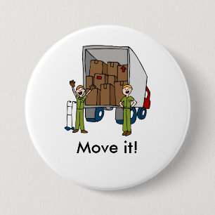 Beweglicher LKW-Mann-Knopf Button