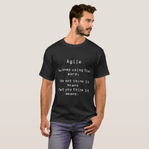 Beweglicher Methodologie T - Shirt