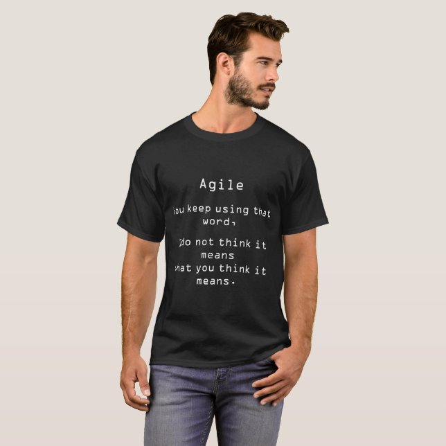 Beweglicher Methodologie T - Shirt (Vorne ganz)
