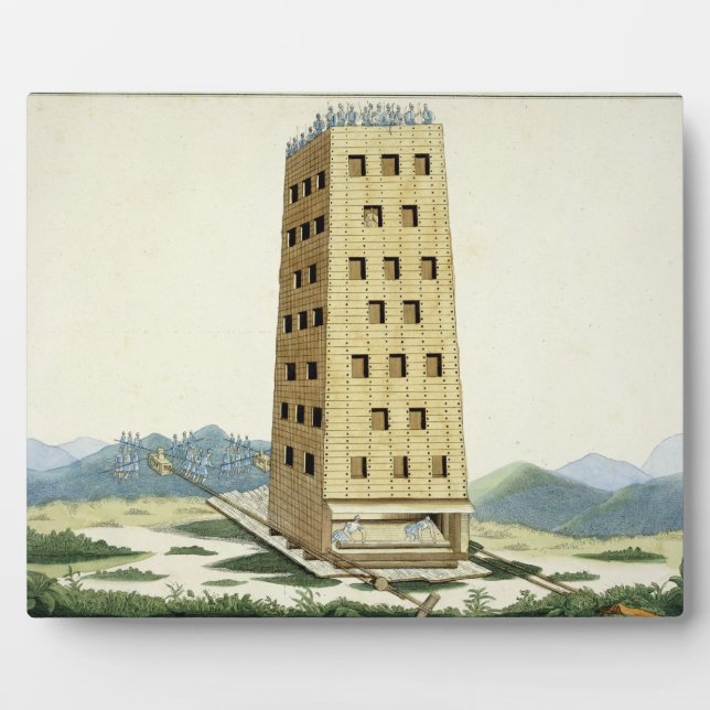 Beweglicher Turm, nach Caesars Turm bei N Fotoplatte (Vorderseite)