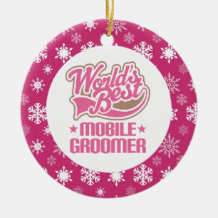 Bewegliches Groomer-Verzierungs-Geschenk Keramikornament