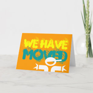 Bewegliches Karten-Sprichwort, ", das wir uns" in Ankündigung