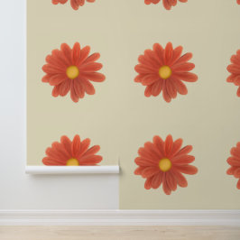 Bewegte Blütenblätter – Lebendige Blumengrafik Tapete