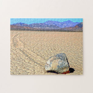 Bewegte Steine Death Valley Kalifornien. Puzzle