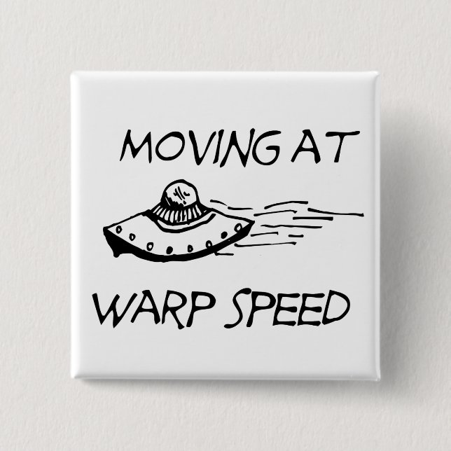 Bewegung bei Warp-Geschwindigkeit Button (Vorderseite)