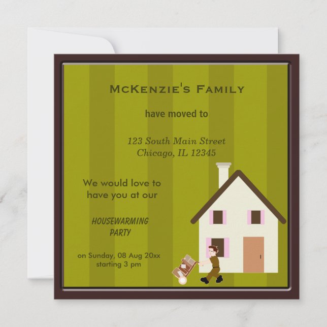 Bewegung Einladung (Vorderseite)