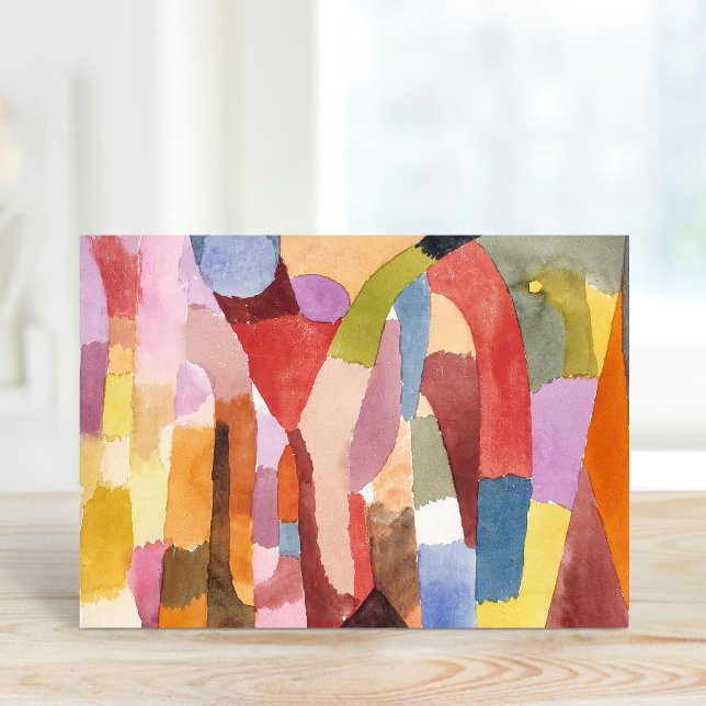Bewegung gewölbter Kammern | Paul Klee Karte (Von Creator hochgeladen)