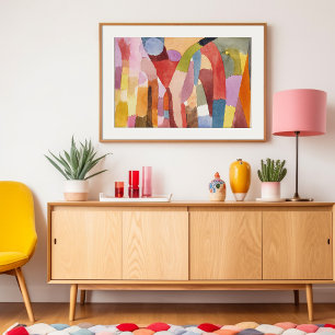 Bewegung gewölbter Kammern Paul Klee Poster