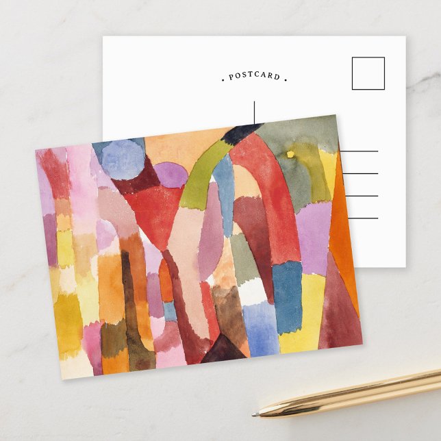 Bewegung gewölbter Kammern | Paul Klee Postkarte (Von Creator hochgeladen)