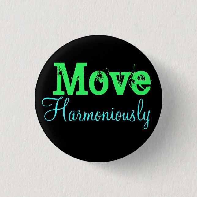 Bewegung harmonisch button (Vorderseite)