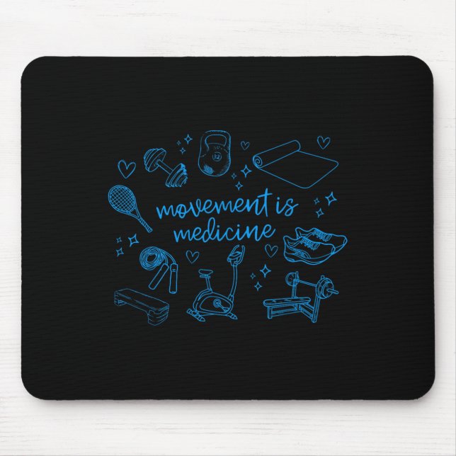 Bewegung ist die Motivierend physische Mousepad (Vorne)