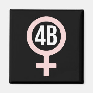 Bewegung Koreanischer Feminist Magnet