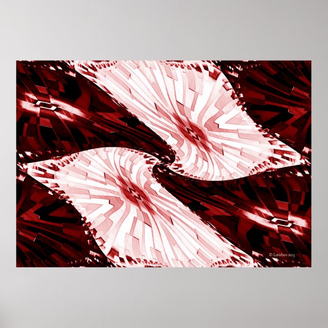 Bewegung - Rot Poster (Vorne)