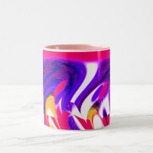 Bewegung Sommerfrische Zweifarbige Tasse