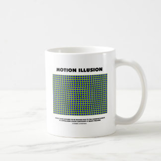 Bewegungs-Illusion (optische Täuschung) Kaffeetasse