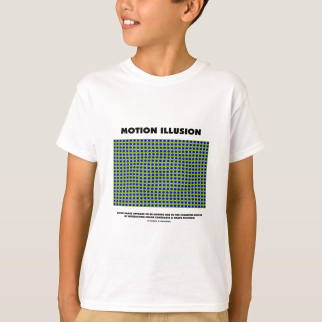 Bewegungs-Illusion (optische Täuschung) T-Shirt (Vorderseite)