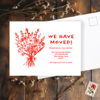 BEWEGUNGSANKÜNDIGUNG Wildblume Bouquet Niedlich Do