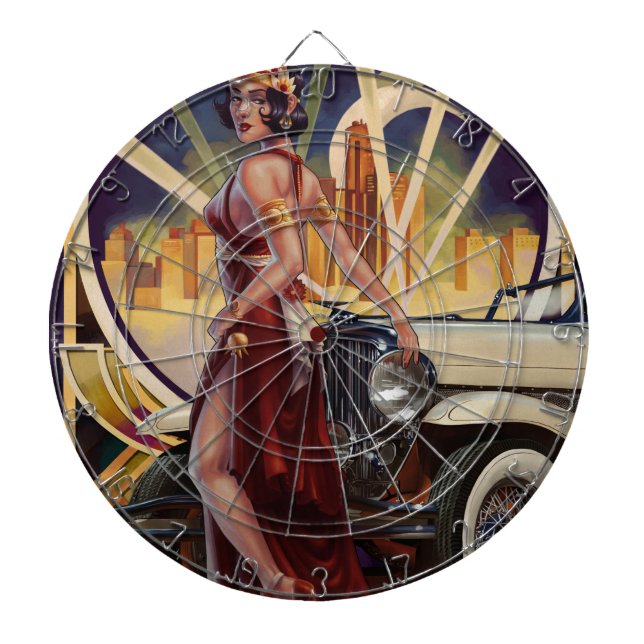 Bewegungsstadt Detroits, Michigan | Dartscheibe (vorne)